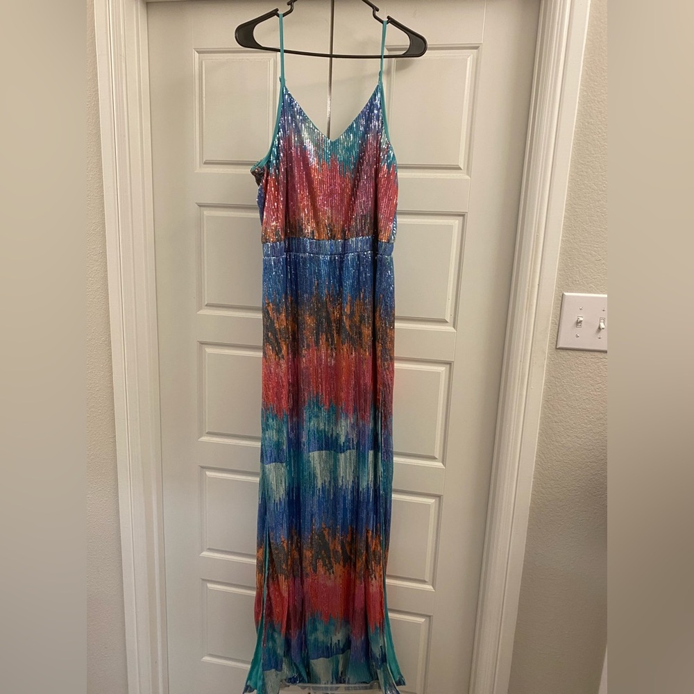 Sequin maxi dress